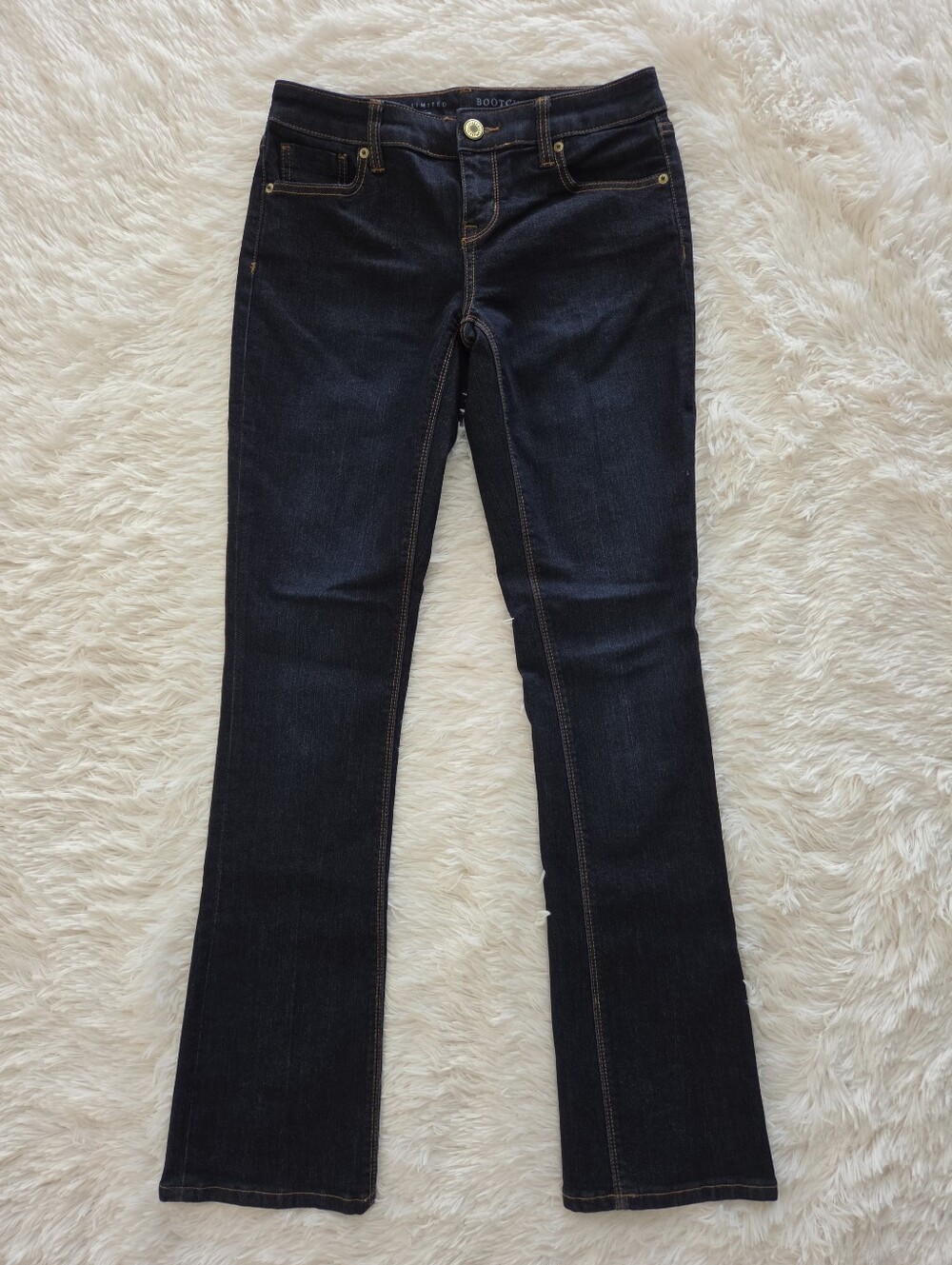 The Limited  Denim Low Rise Dark Wash Bootcut 312 Jeans Womens Size 2